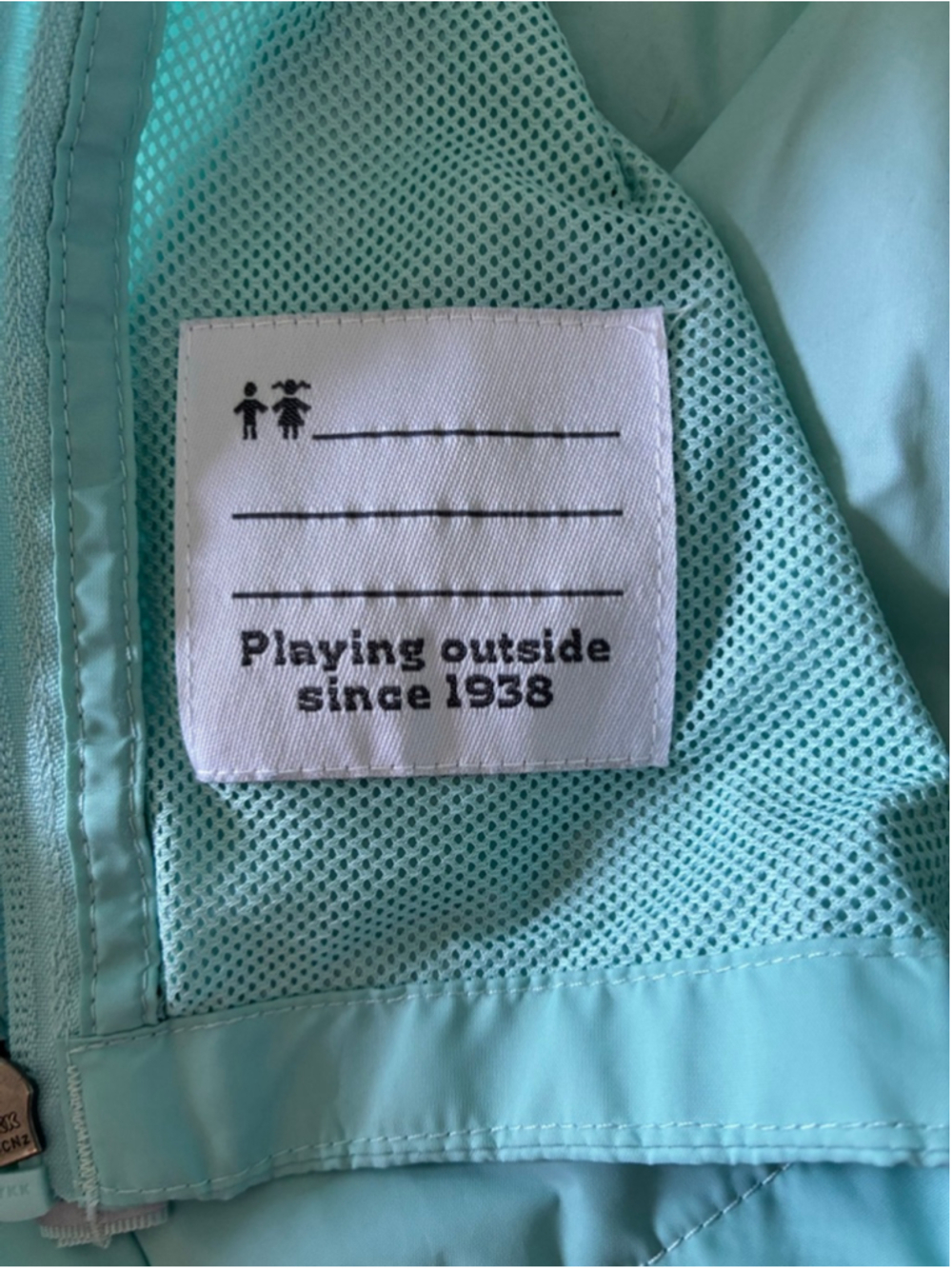 Columbia Light Blue Raincoat girls Large. Outdoor activewear - Picture 4 of 7
